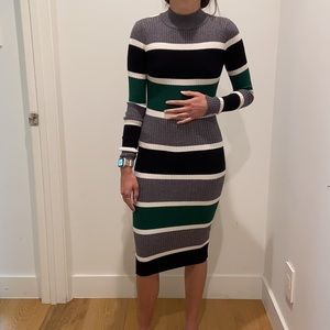 Striped Bodycon Dress